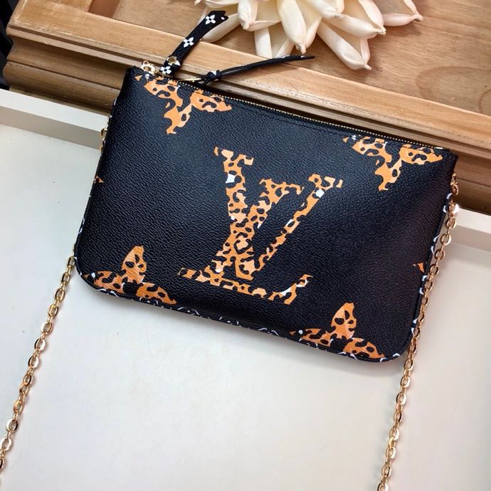 M67874 POCHETTE DOUBLE ZIP, Louis Vuitton LV Women - Small Leather Goods