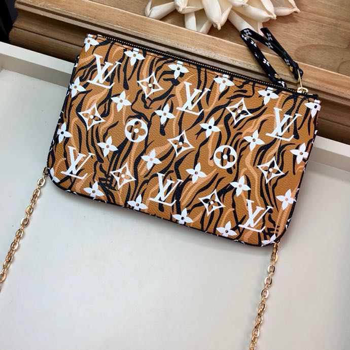 M67874 POCHETTE DOUBLE ZIP, Louis Vuitton LV Women - Small Leather Goods
