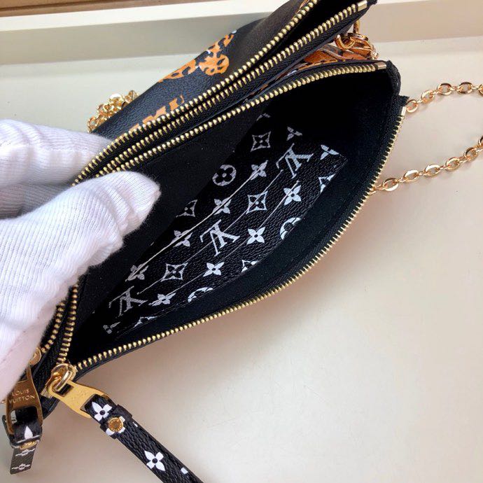 M67874 POCHETTE DOUBLE ZIP, Louis Vuitton LV Women - Small Leather Goods