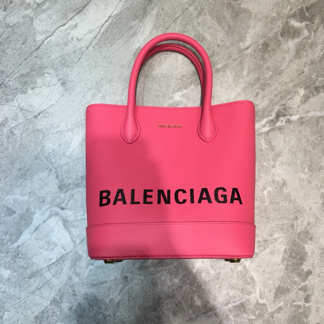 VILLE TOTE XXS, Handle Bag in white small grain leather, BALENCIAGA HANDBAG