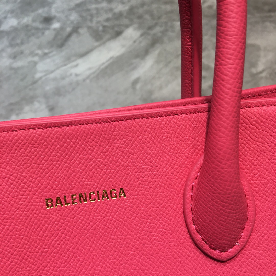 VILLE TOTE XXS, Handle Bag in white small grain leather, BALENCIAGA HANDBAG