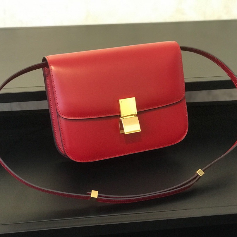 MEDIUM CLASSIC BAG IN BOX CALFSKIN, CELINE BAGS