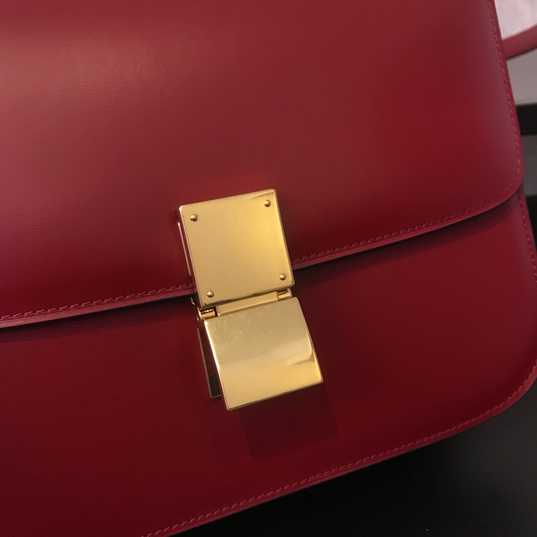 MEDIUM CLASSIC BAG IN BOX CALFSKIN, CELINE BAGS