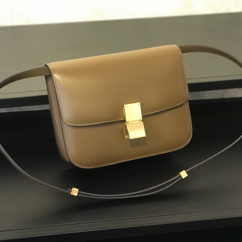 MEDIUM CLASSIC BAG IN BOX CALFSKIN, CELINE BAGS