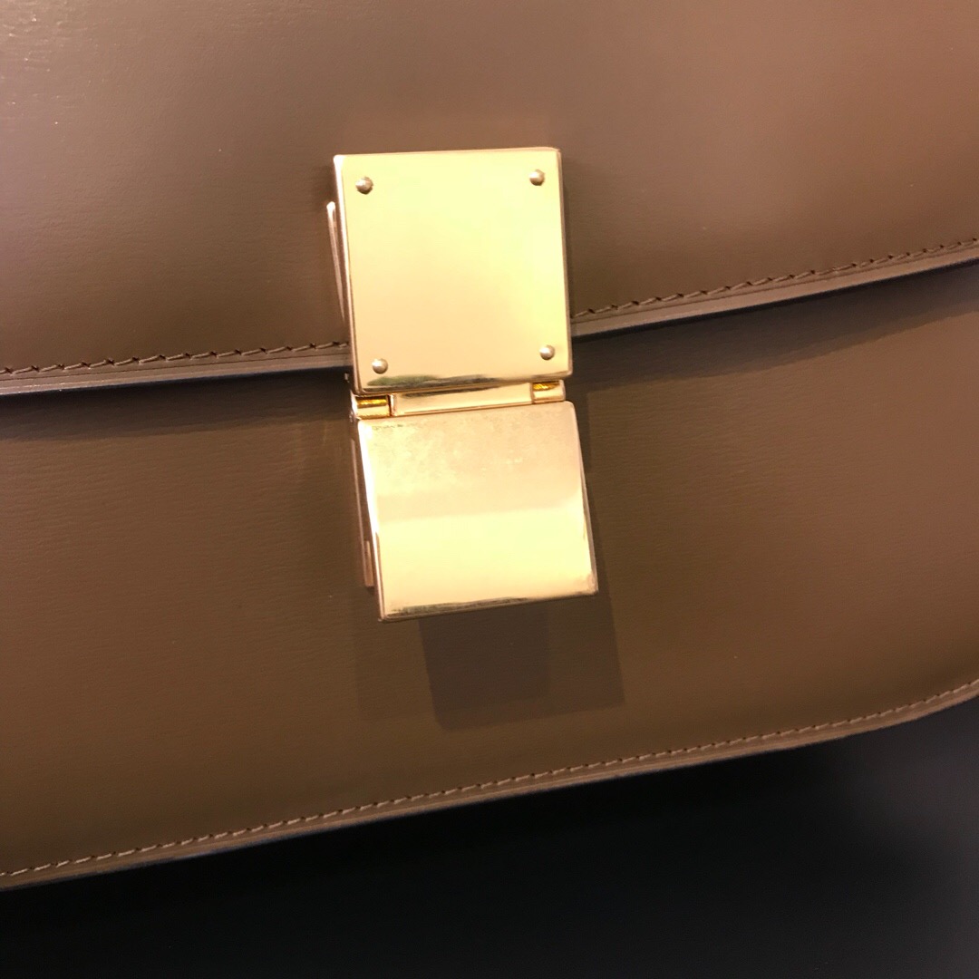 MEDIUM CLASSIC BAG IN BOX CALFSKIN, CELINE BAGS
