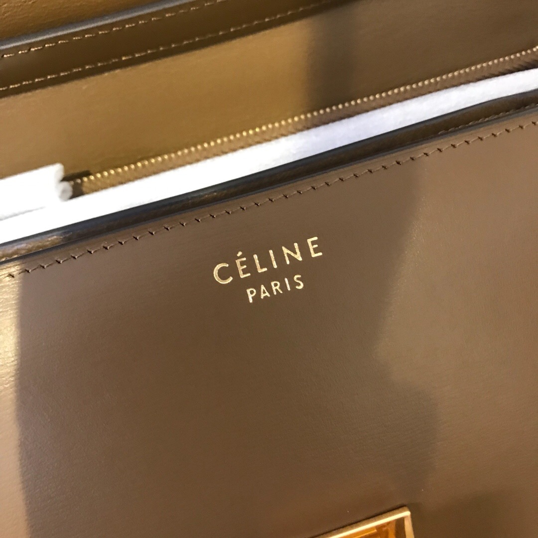 MEDIUM CLASSIC BAG IN BOX CALFSKIN, CELINE BAGS