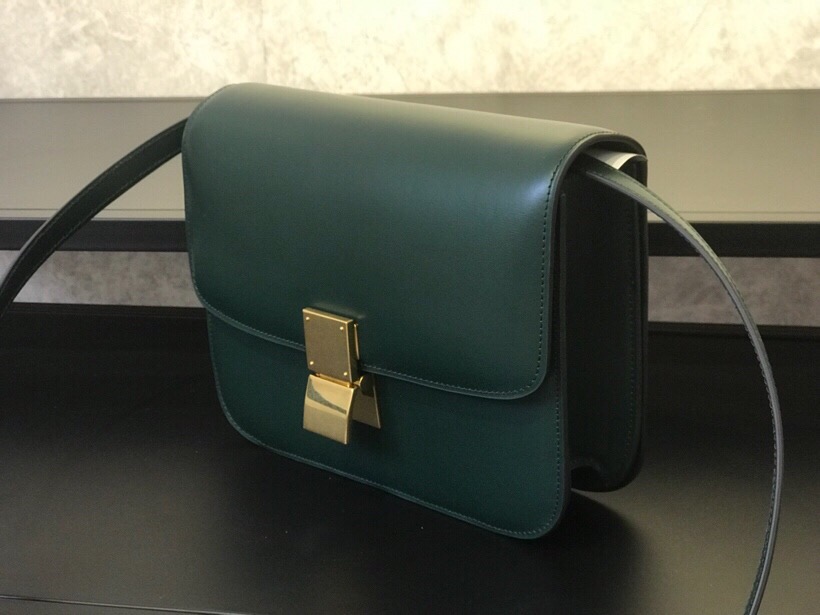 MEDIUM CLASSIC BAG IN BOX CALFSKIN, CELINE BAGS