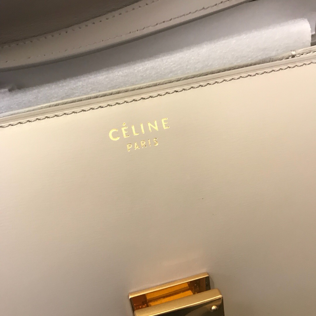 MEDIUM CLASSIC BAG IN BOX CALFSKIN, CELINE BAGS