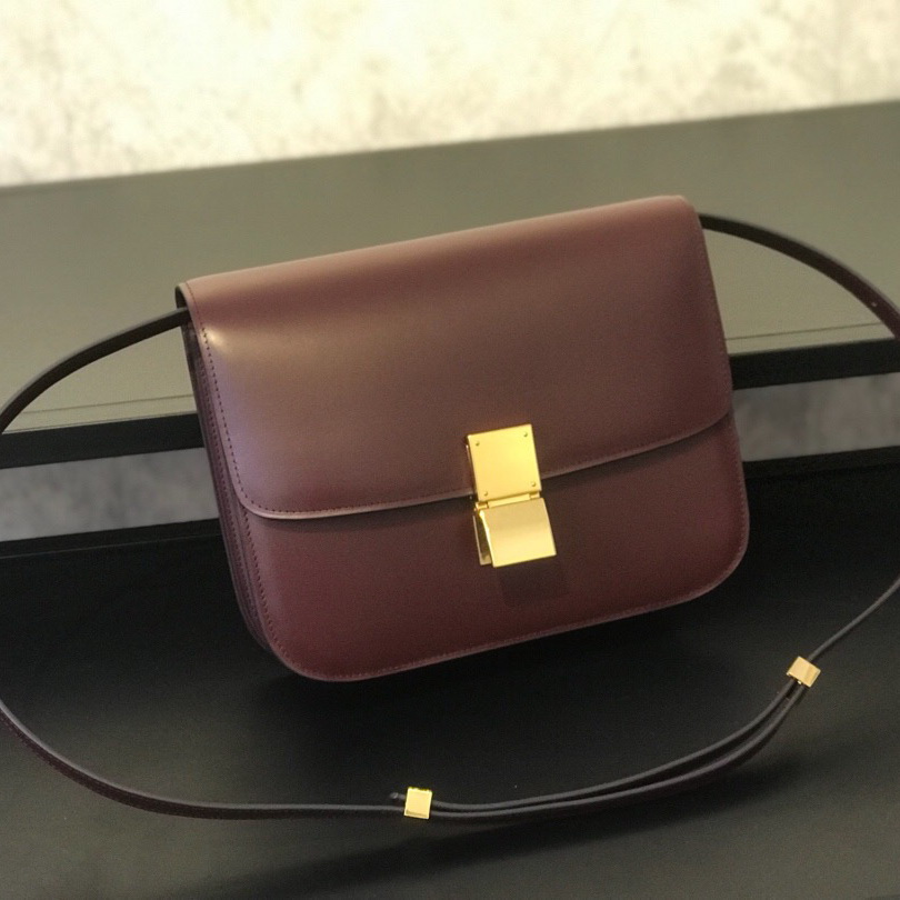 MEDIUM CLASSIC BAG IN BOX CALFSKIN, CELINE BAGS