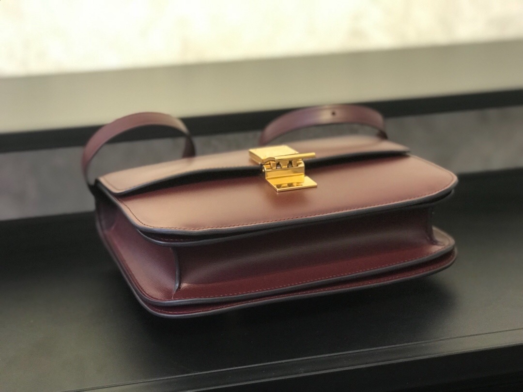 MEDIUM CLASSIC BAG IN BOX CALFSKIN, CELINE BAGS