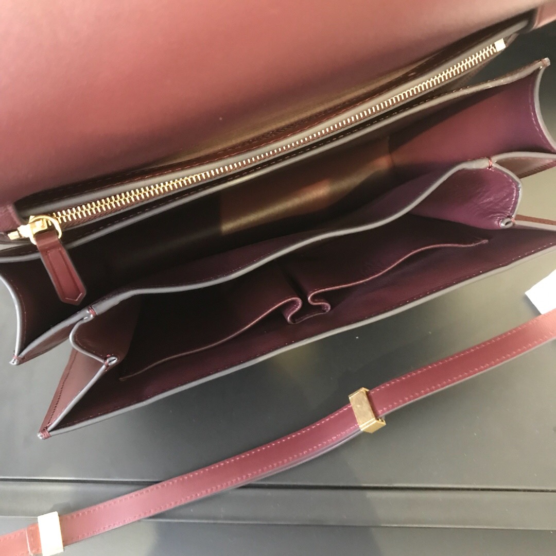 MEDIUM CLASSIC BAG IN BOX CALFSKIN, CELINE BAGS