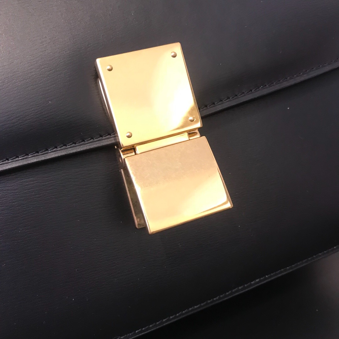 MEDIUM CLASSIC BAG IN BOX CALFSKIN, CELINE BAGS