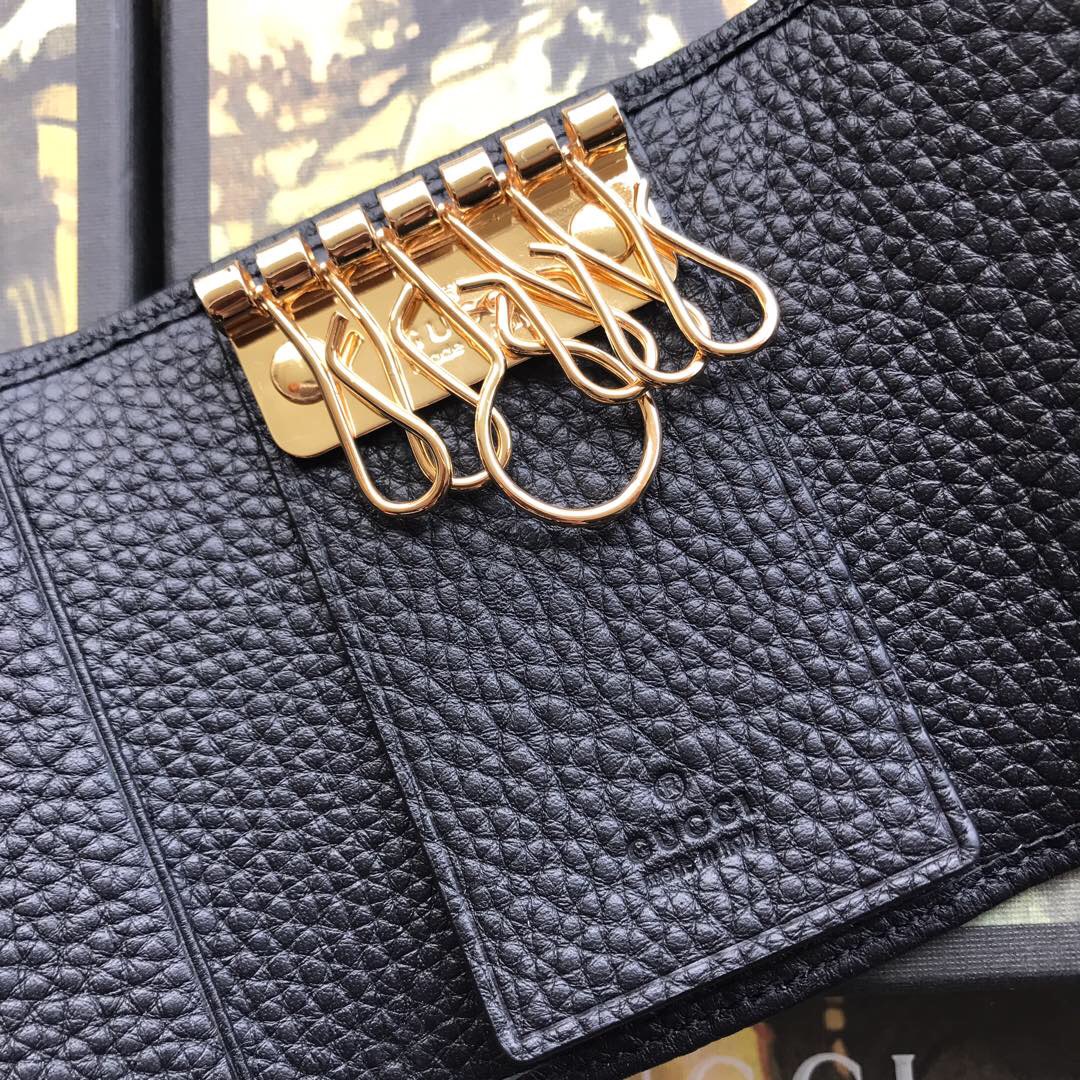 456118 GG Marmont leather key case, Women's Keyrings & Keycases