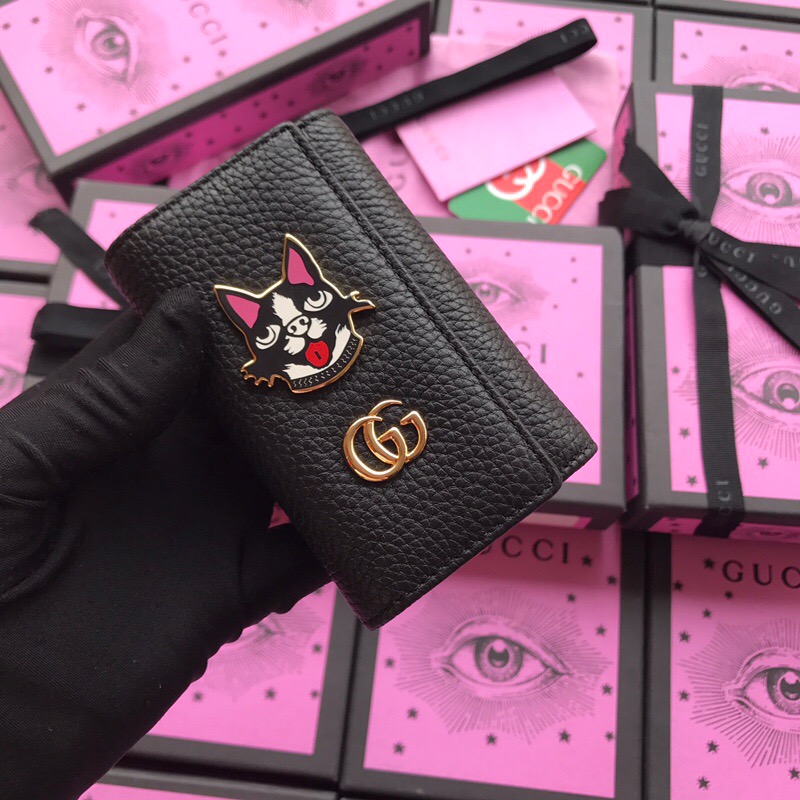 456118 GG Marmont leather key case, Women's Keyrings & Keycases