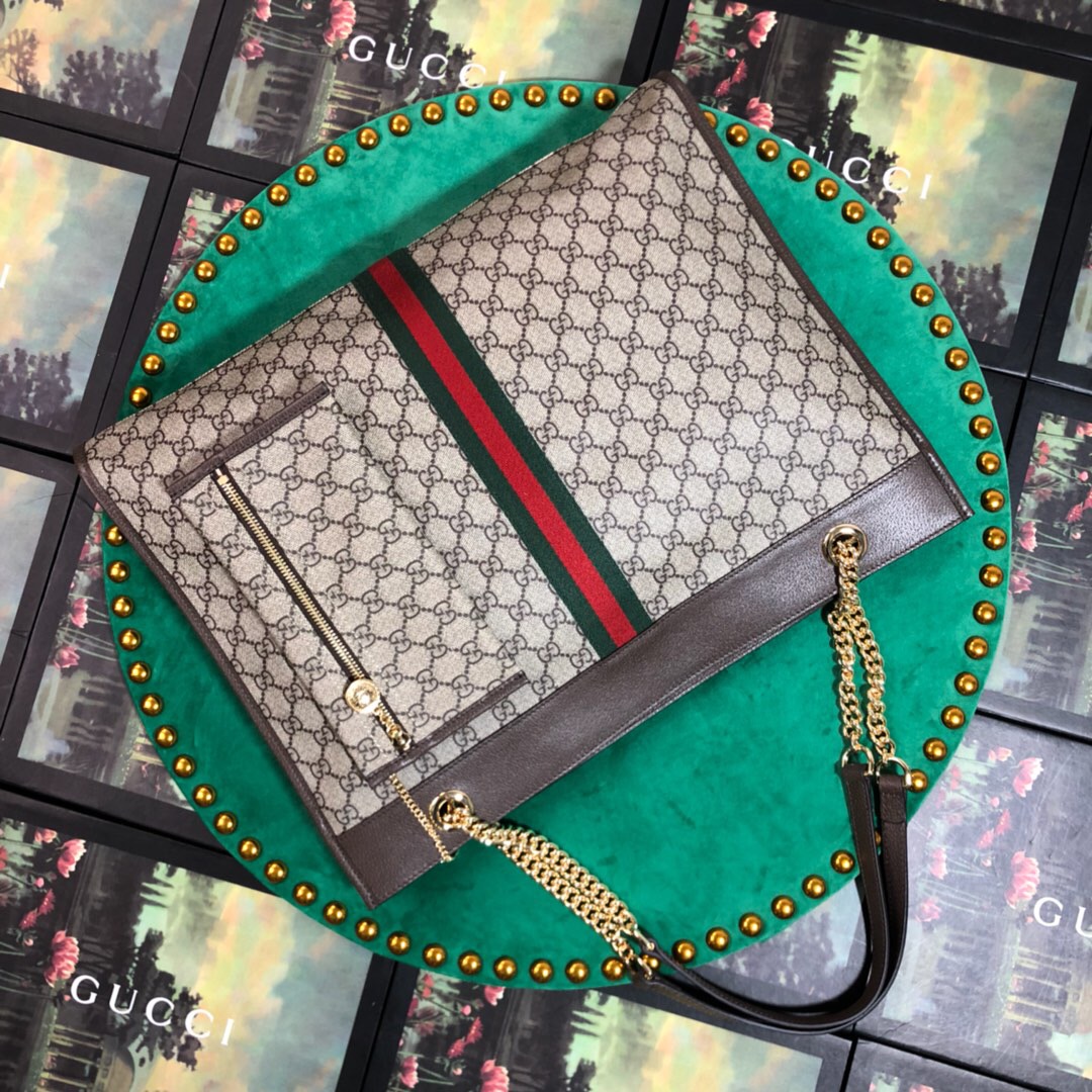 537219, Exclusive Rajah GG tote, GUCCI Handbags