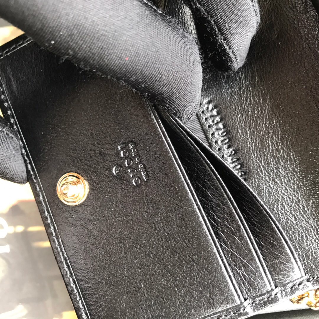573790 Rajah chain card case wallet, GUCCI Women's Wallets & Small Accessories