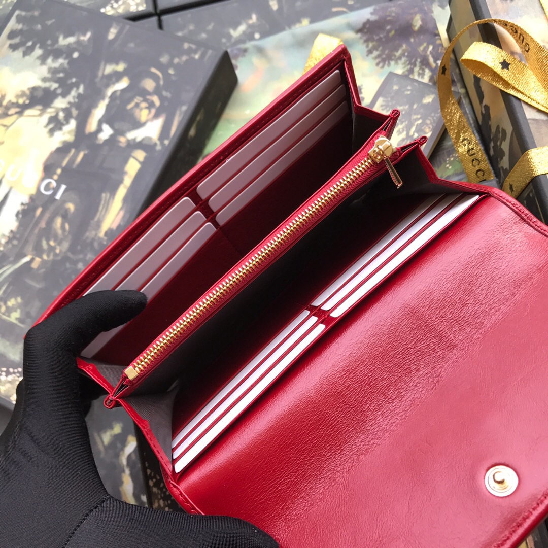 573789 Rajah continental wallet, GUCCI Women's Wallets & Small Accessories