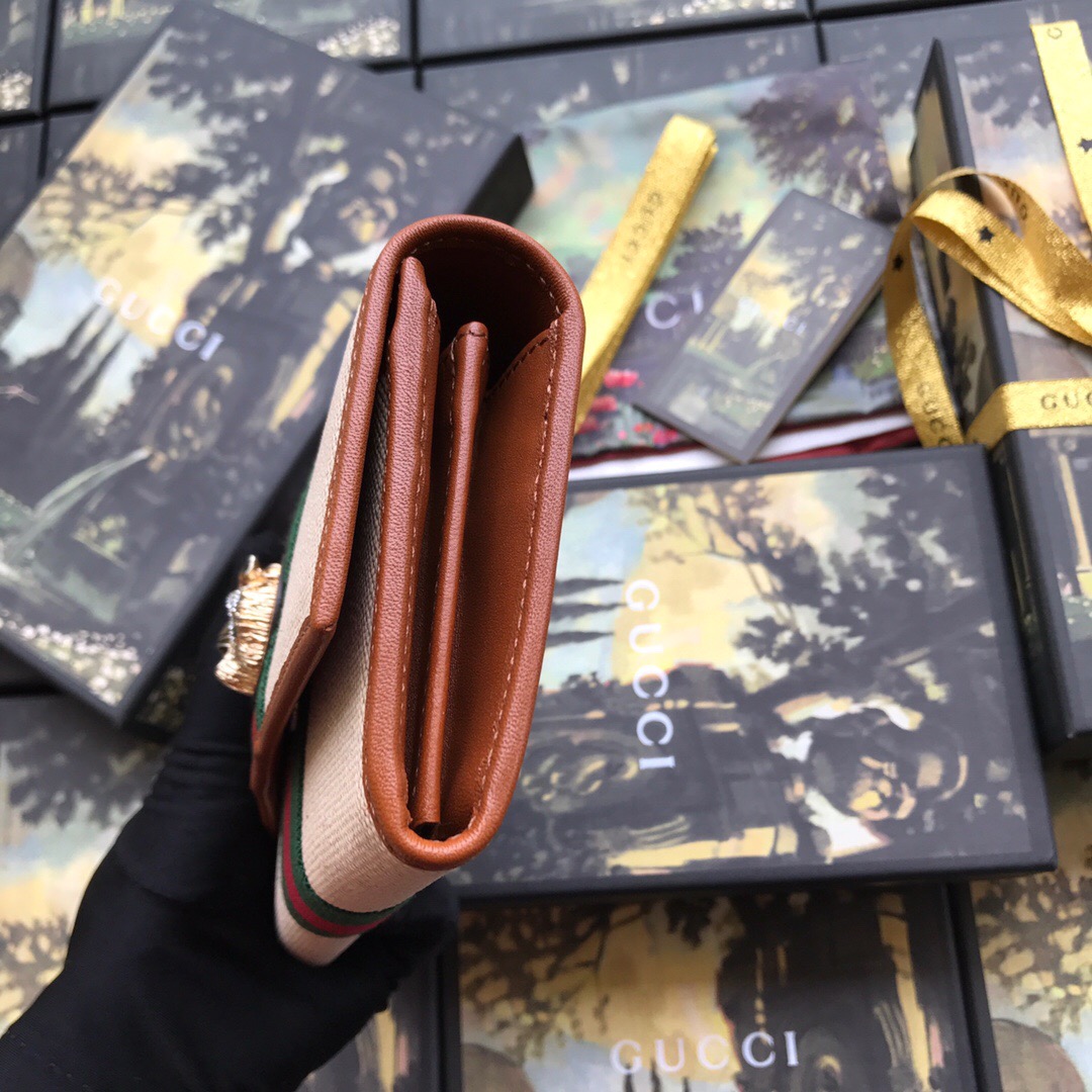 573789 Rajah continental wallet, GUCCI Women's Wallets & Small Accessories