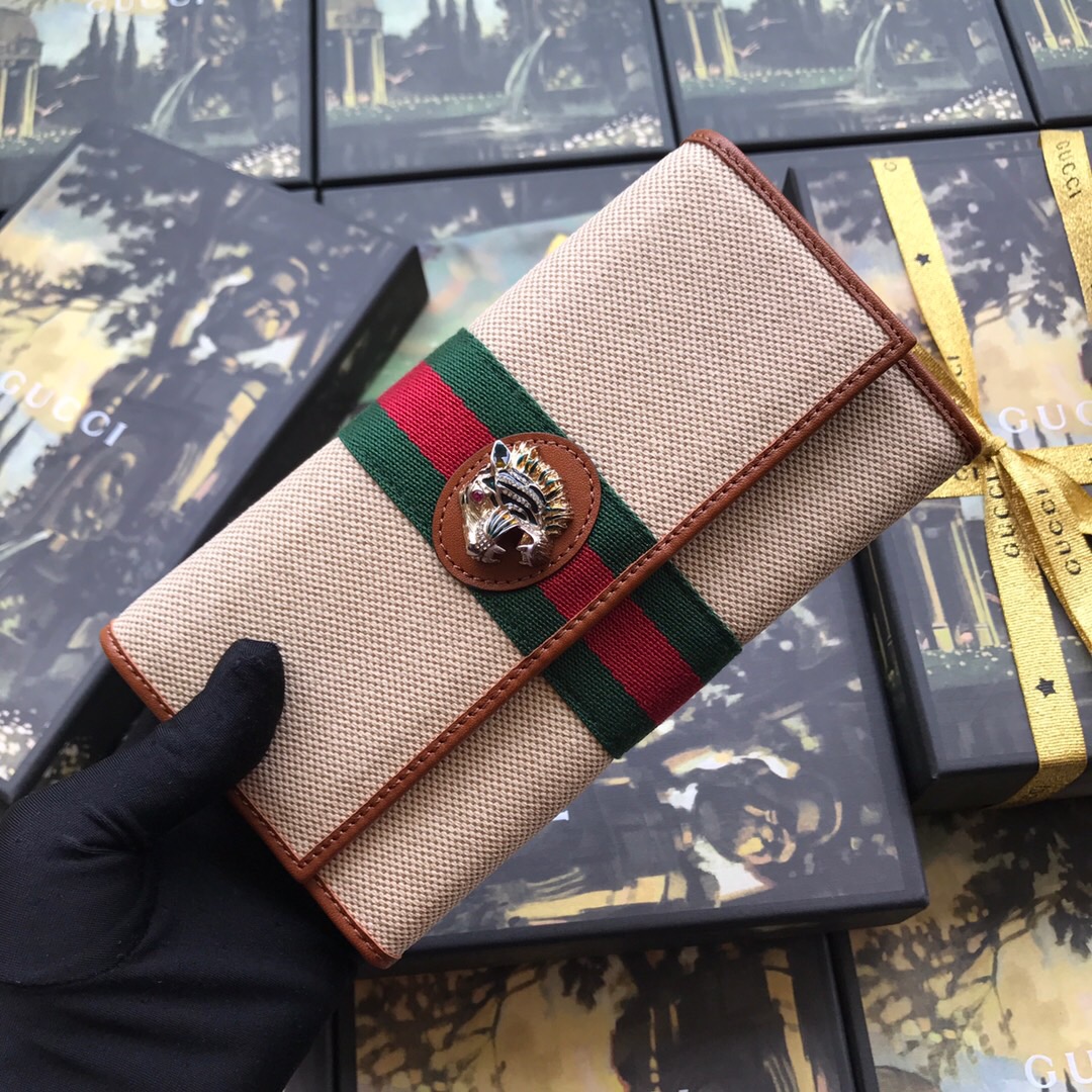 573789 Rajah continental wallet, GUCCI Women's Wallets & Small Accessories