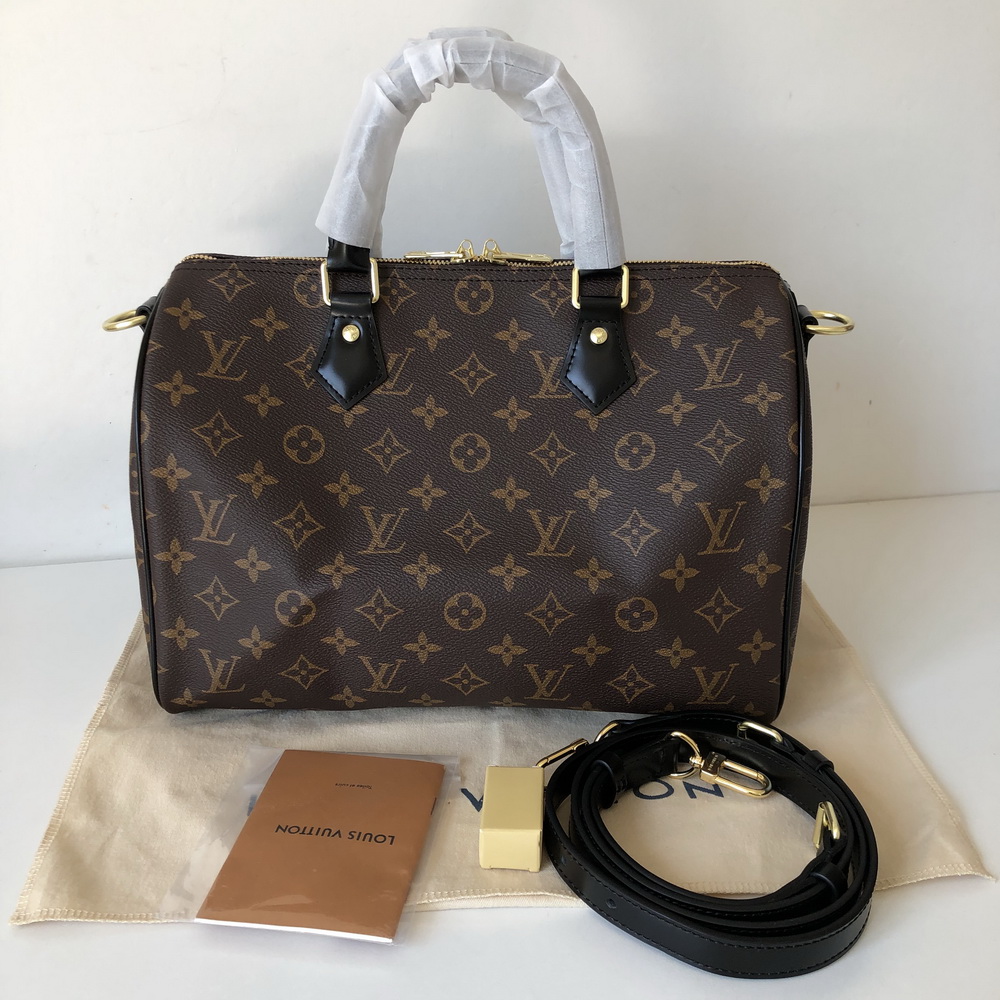 Louis Vuitton LV Handbags, SPEEDY BANDOULIÈRE 30, Monogram Canvas