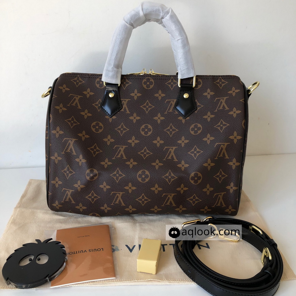 Louis Vuitton LV Handbags, SPEEDY BANDOULIÈRE 30, Monogram Canvas