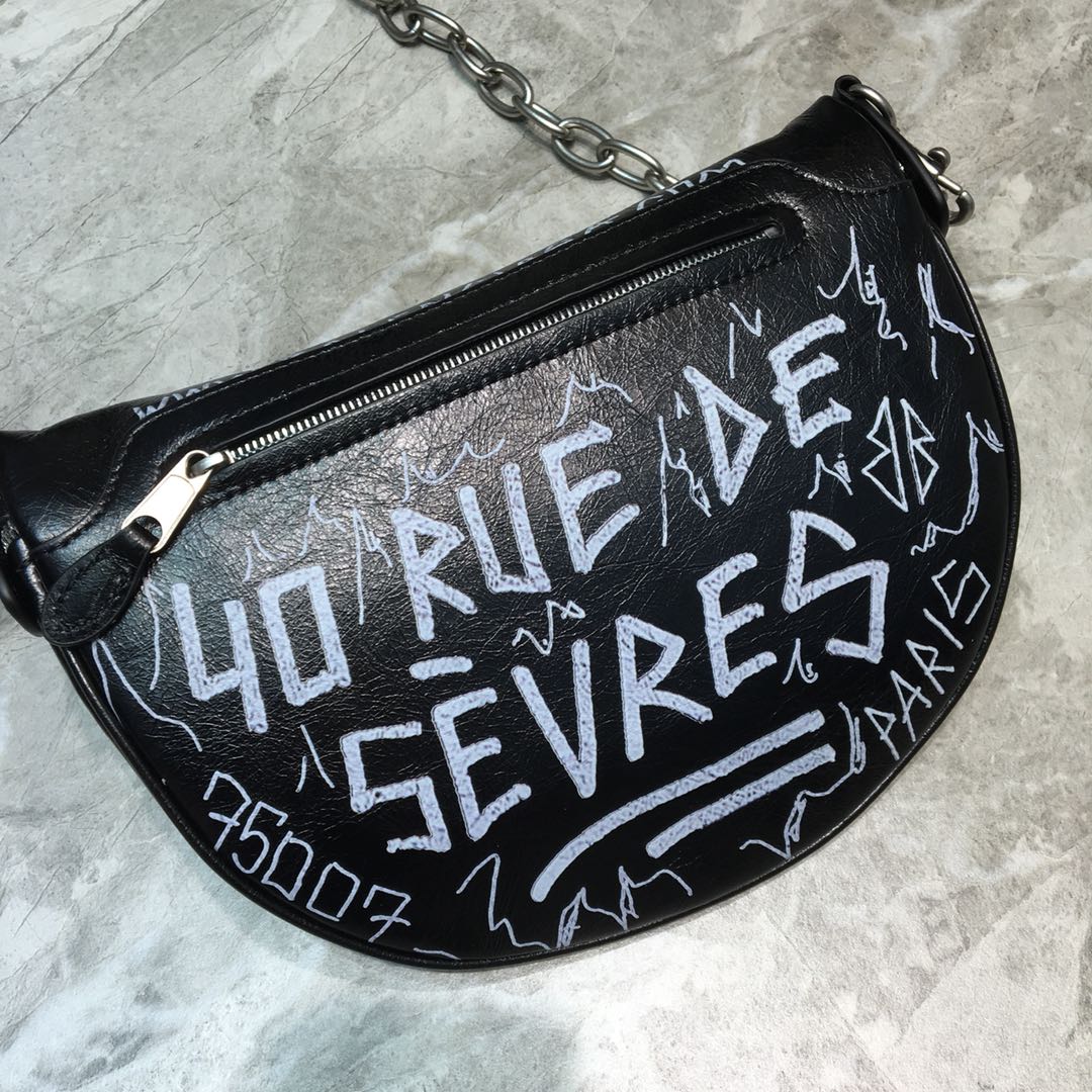 SOUVENIRS XXS BELTPACK GRAFFITI, Balenciaga Bag