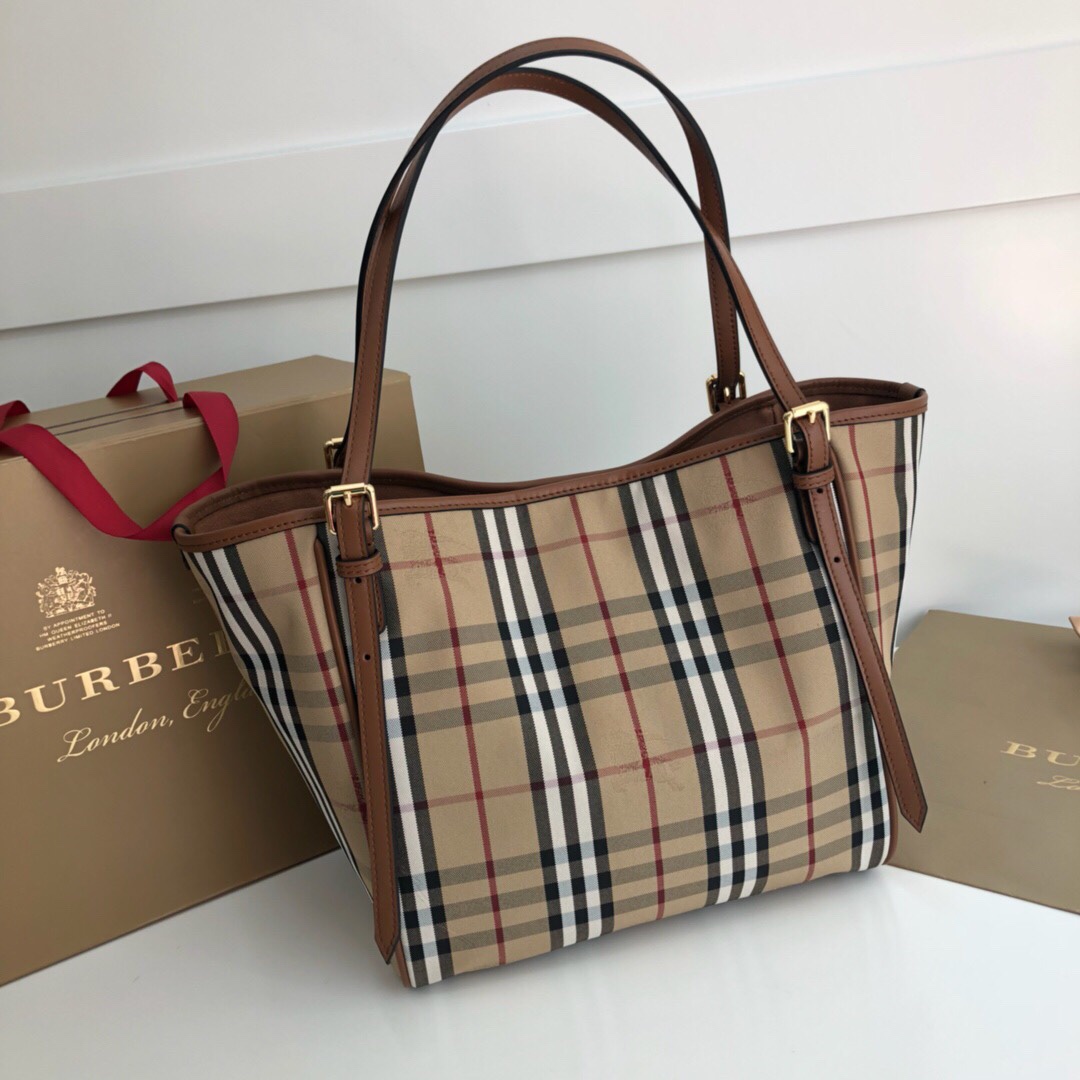 Tote in Vintage Check, Burberry