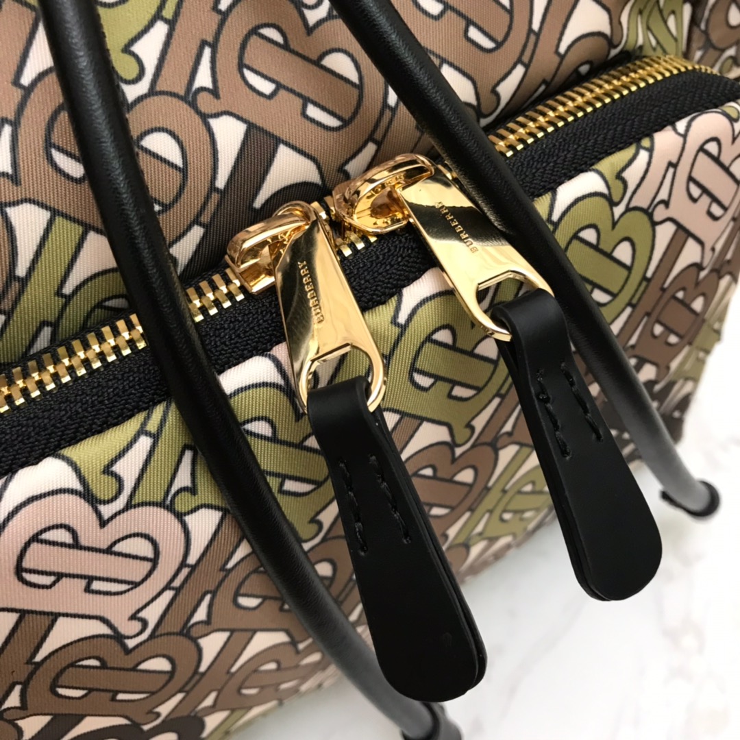 80118051 The Medium Rucksack in Monogram Print Nylon, BURBERRY BACKPACKS