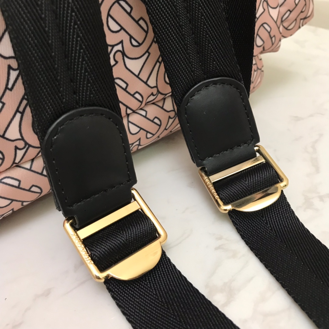 The Medium Rucksack in Monogram Print Nylon, BURBERRY BACKPACKS