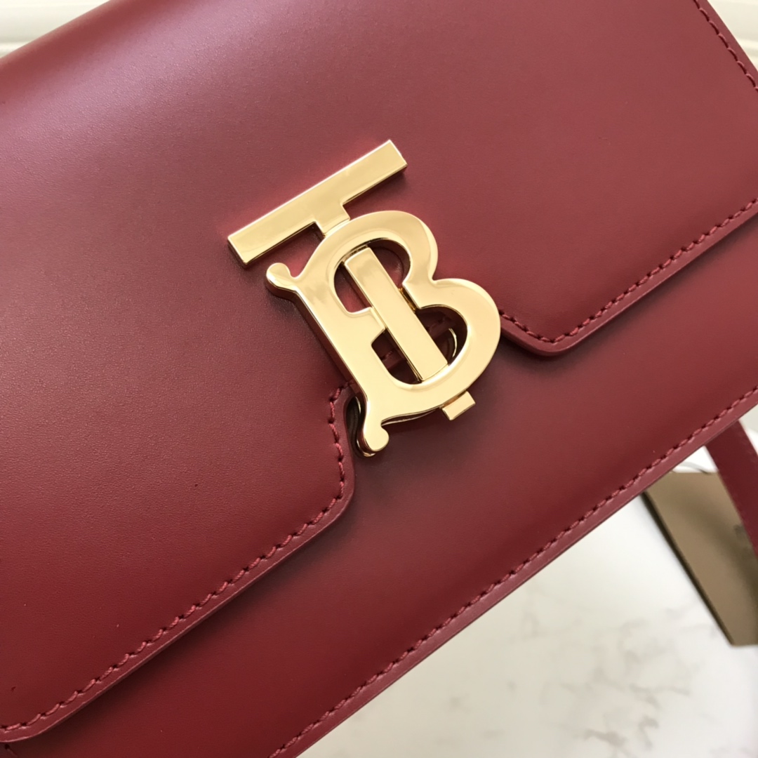 80103341 Small Leather TB Bag, BURBERRY BAGS