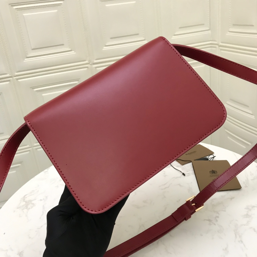 80103341 Small Leather TB Bag, BURBERRY BAGS