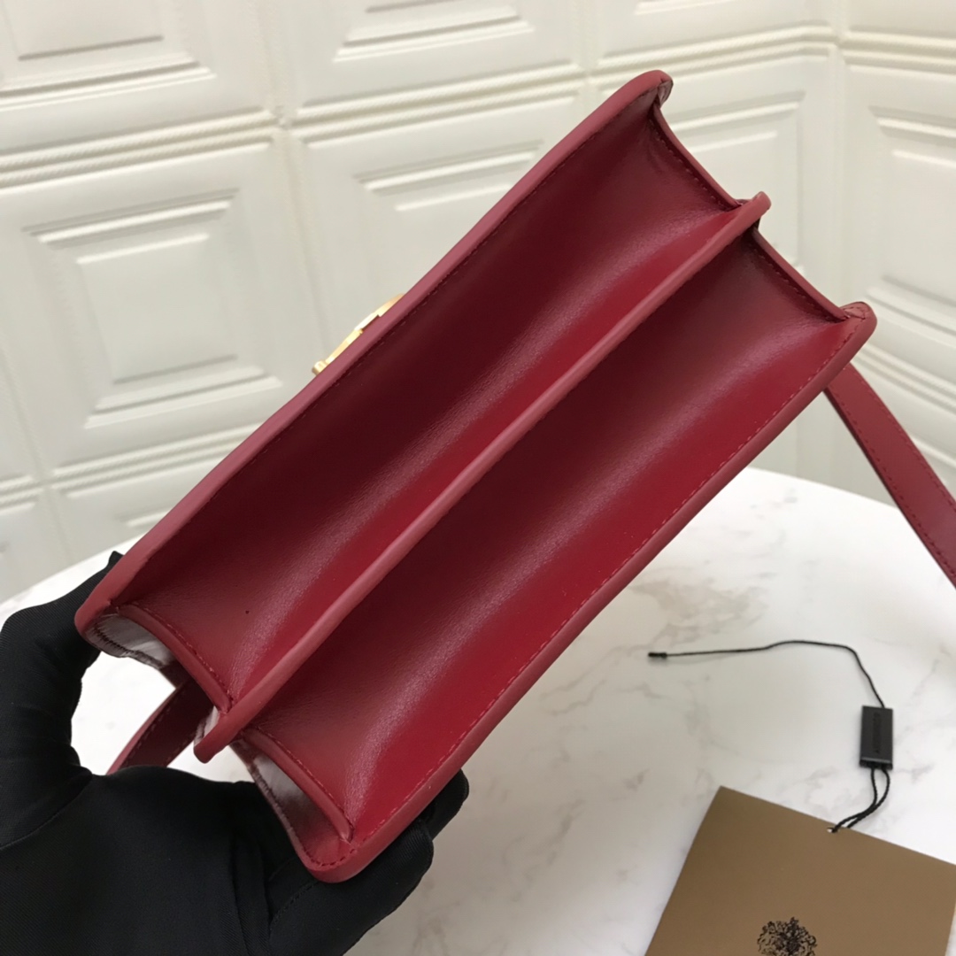 80103341 Small Leather TB Bag, BURBERRY BAGS