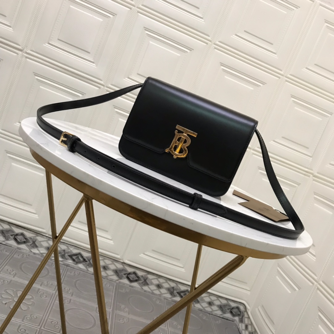 80103341 Small Leather TB Bag, BURBERRY BAGS