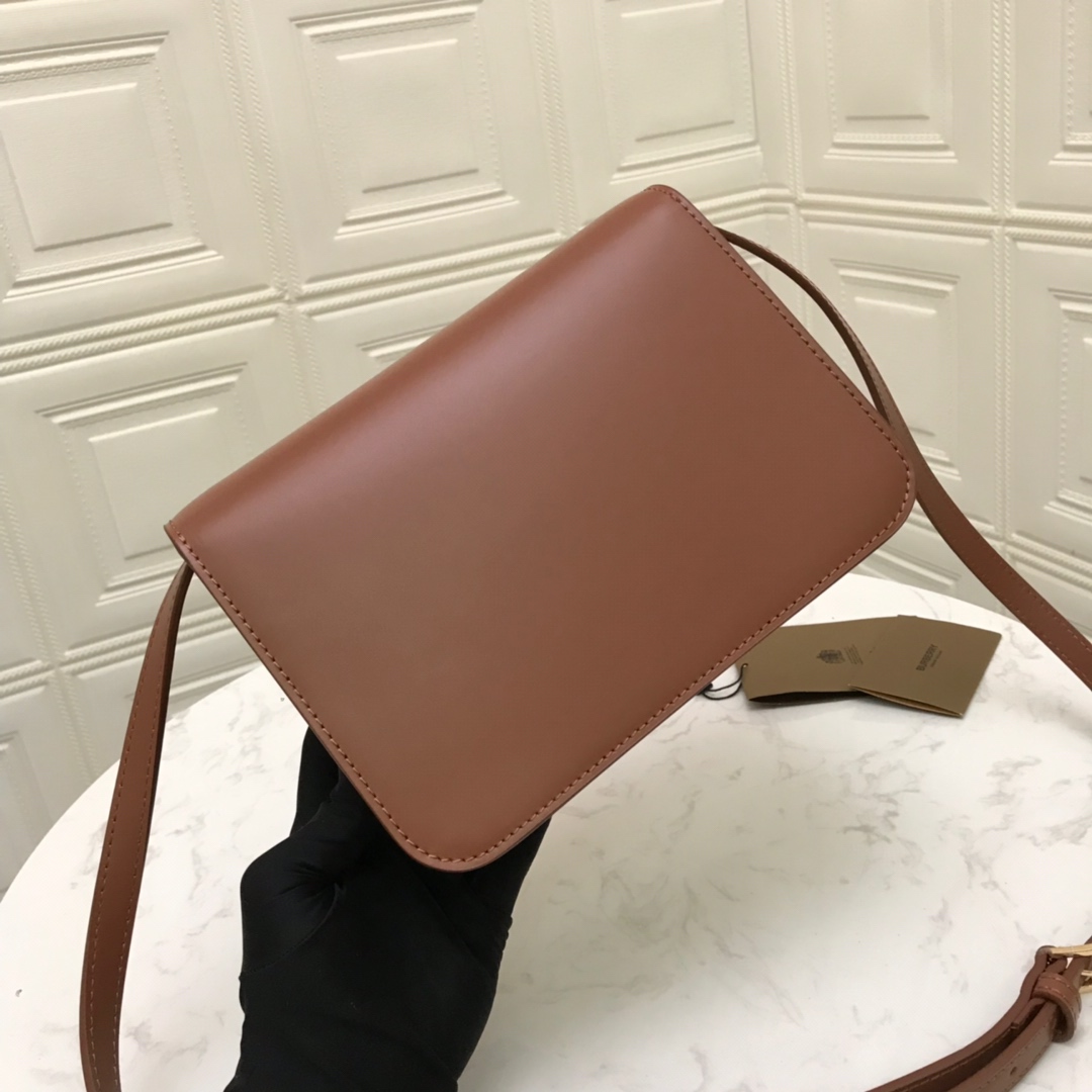 80103341 Small Leather TB Bag, BURBERRY BAGS
