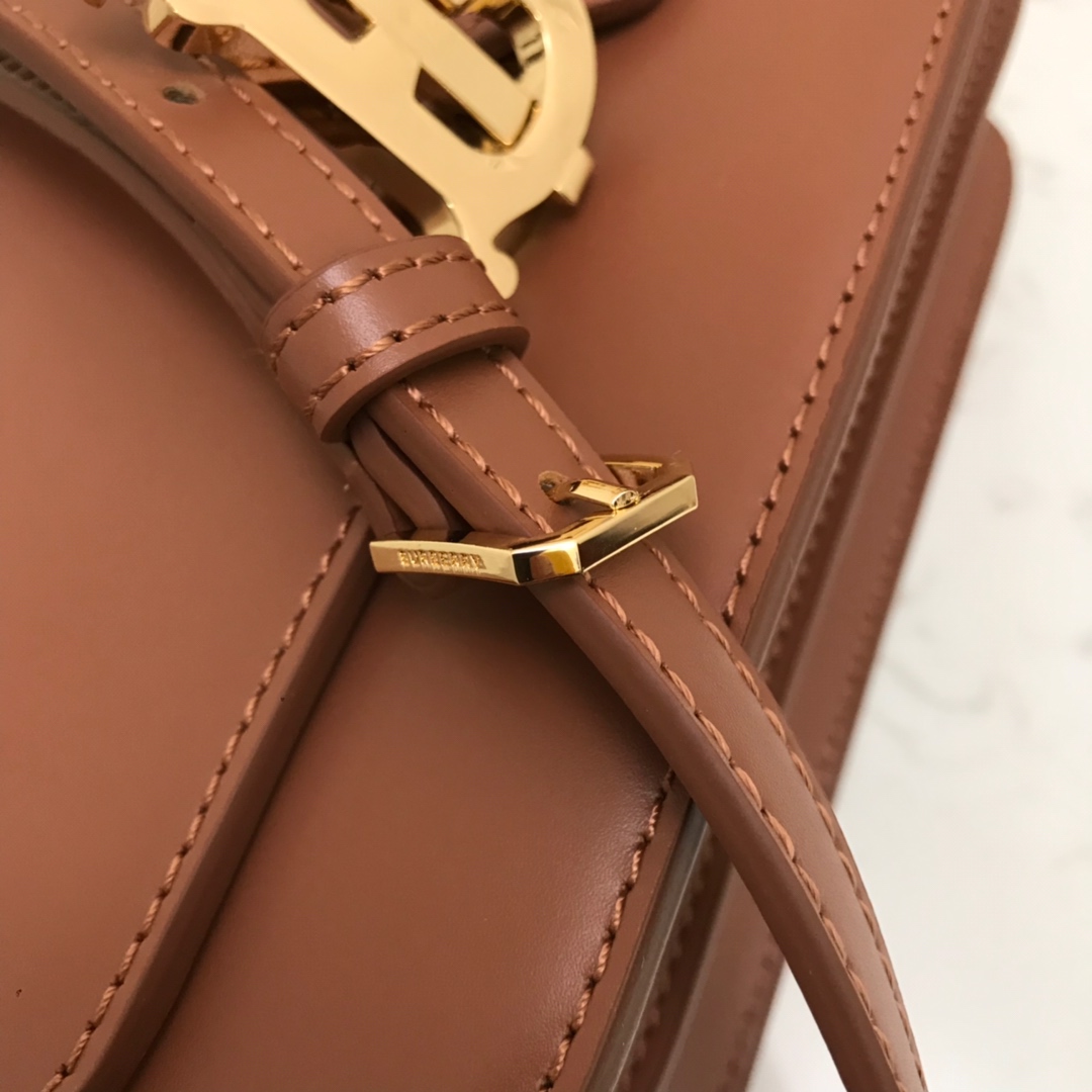 80103341 Small Leather TB Bag, BURBERRY BAGS