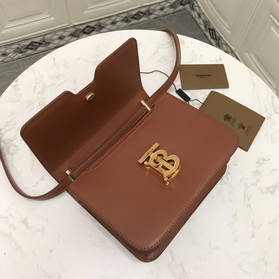 80103341 Small Leather TB Bag, BURBERRY BAGS