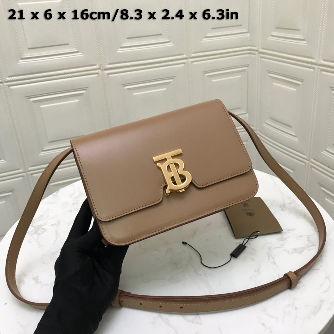 80103341 Small Leather TB Bag, BURBERRY BAGS