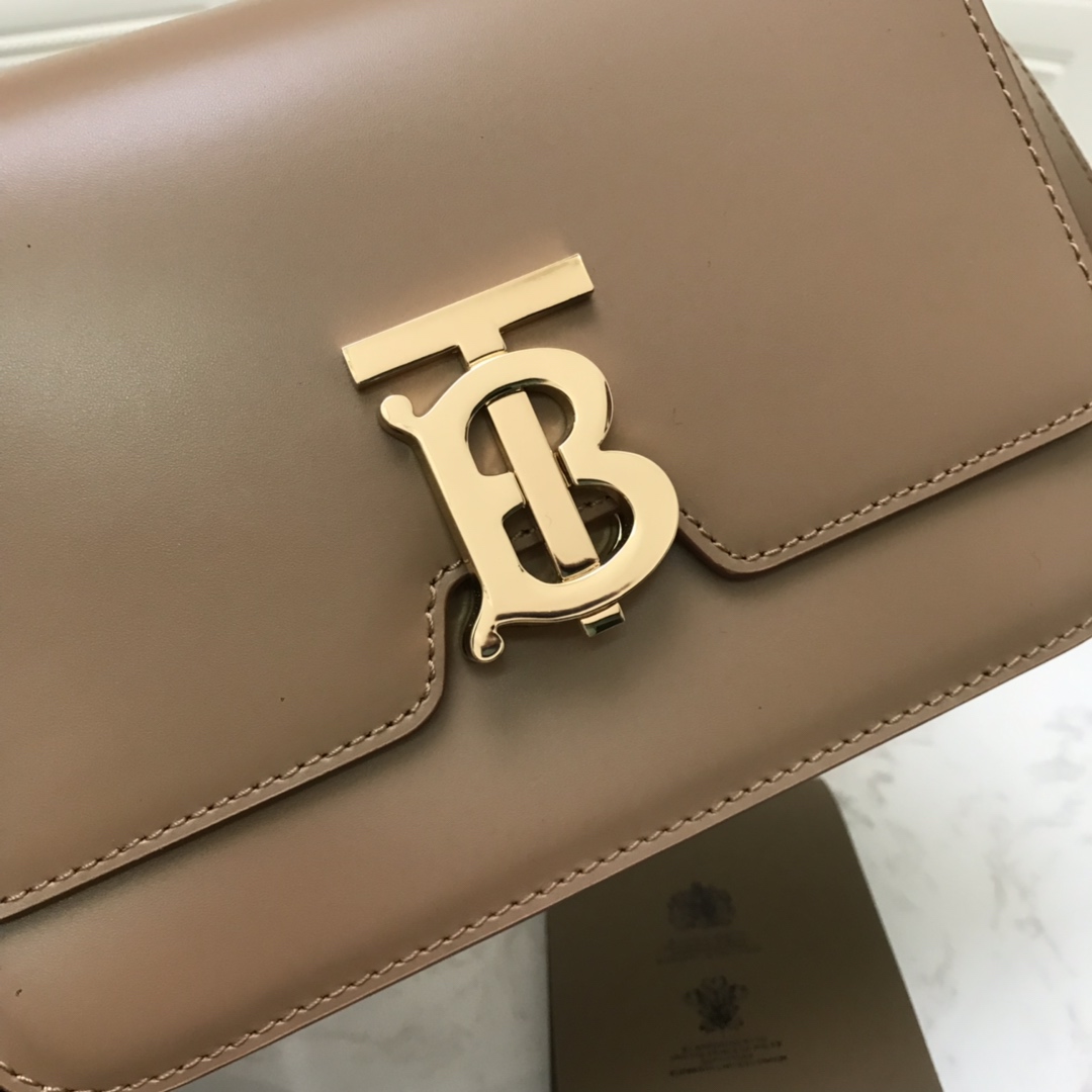 80103341 Small Leather TB Bag, BURBERRY BAGS