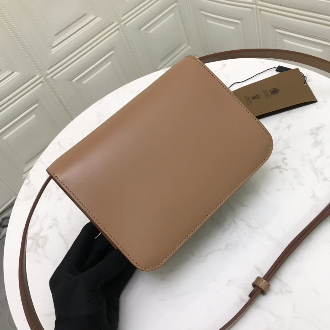 80103341 Small Leather TB Bag, BURBERRY BAGS