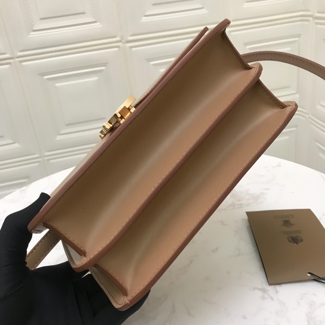 80103341 Small Leather TB Bag, BURBERRY BAGS
