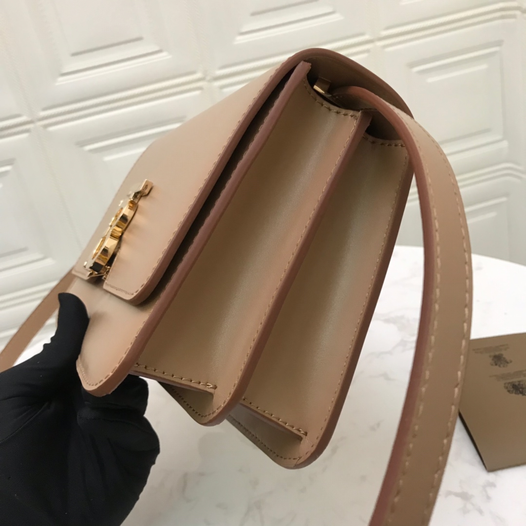 80103341 Small Leather TB Bag, BURBERRY BAGS