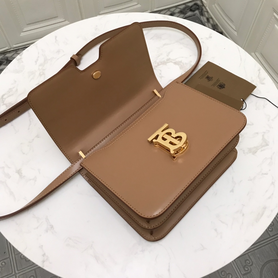 80103341 Small Leather TB Bag, BURBERRY BAGS