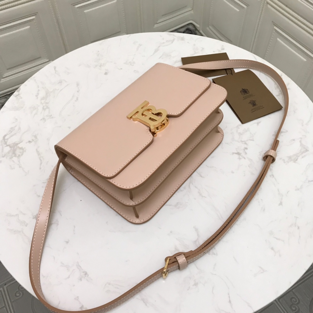 80103341 Small Leather TB Bag, BURBERRY BAGS