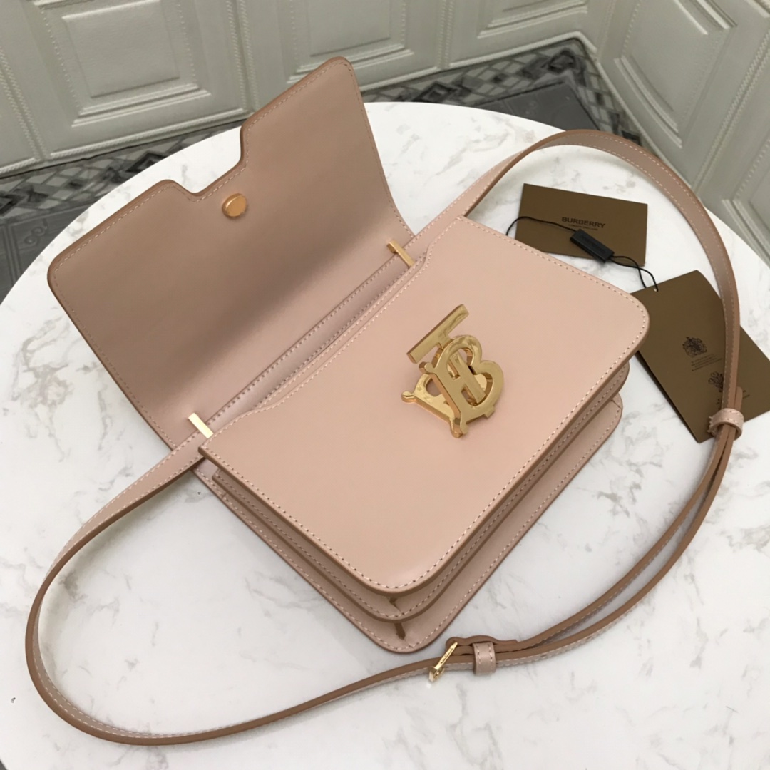 80103341 Small Leather TB Bag, BURBERRY BAGS