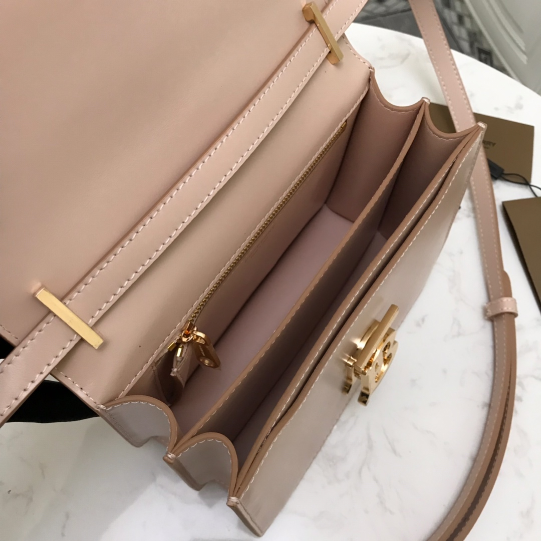 80103341 Small Leather TB Bag, BURBERRY BAGS