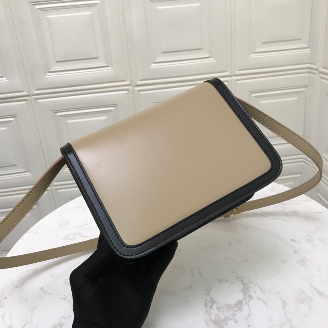 80115751 Small Leather TB Bag, BURBERRY BAGS