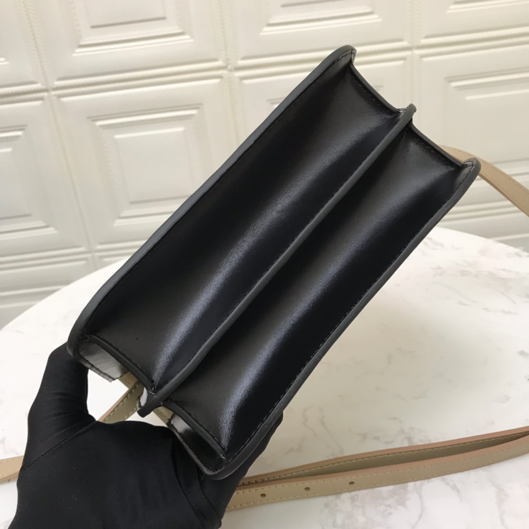 80115751 Small Leather TB Bag, BURBERRY BAGS