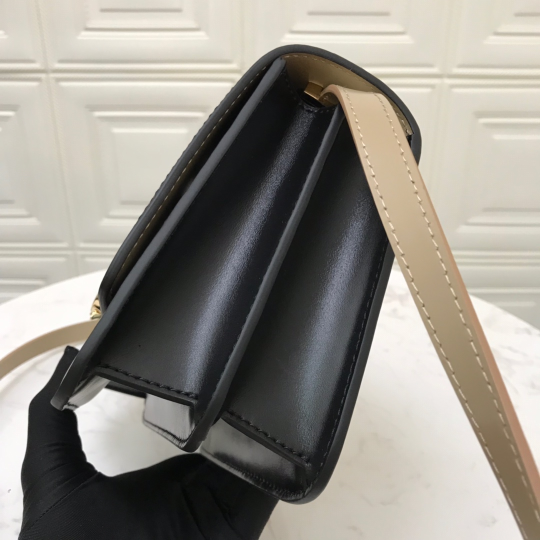 80115751 Small Leather TB Bag, BURBERRY BAGS