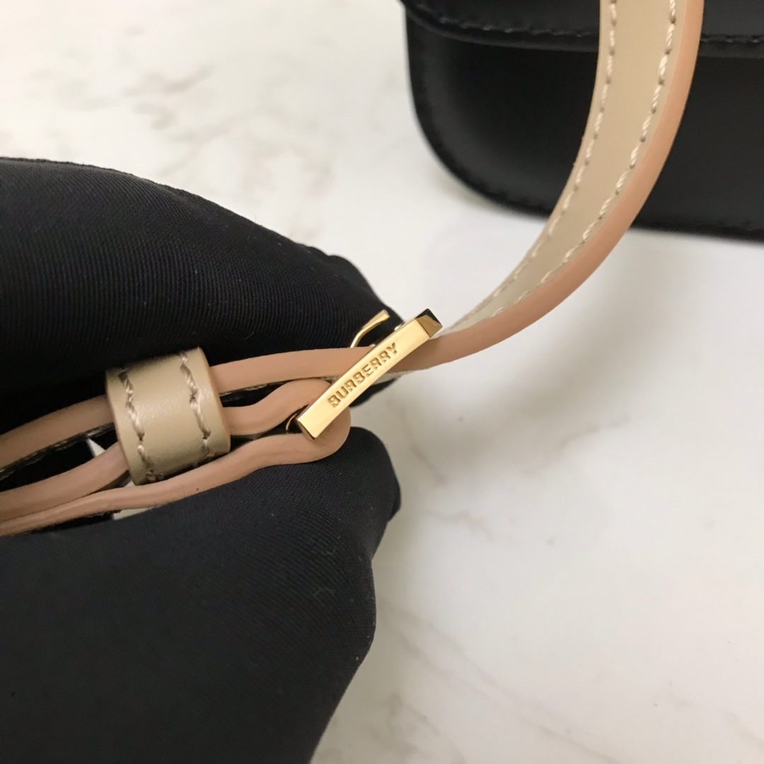 80115751 Small Leather TB Bag, BURBERRY BAGS