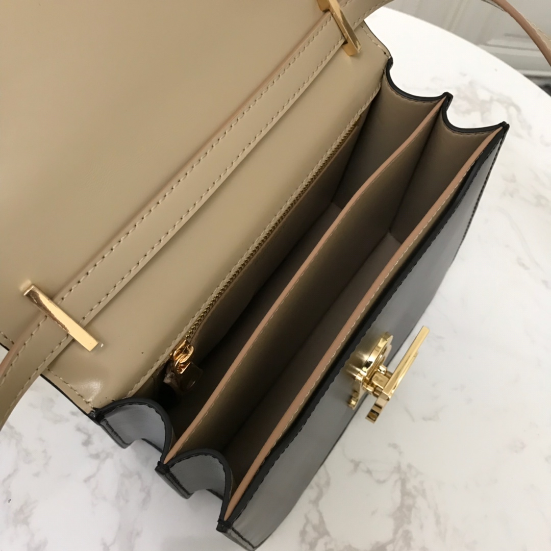 80115751 Small Leather TB Bag, BURBERRY BAGS